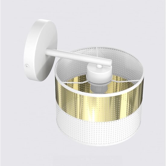 Emibig Emibig LUX K1 WH GOLD - Modern wall lamp for stylish lighting