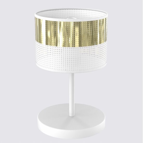 Emibig Emibig LUX LN1 WH GOLD - Lámpara de mesa moderna para cualquier espacio