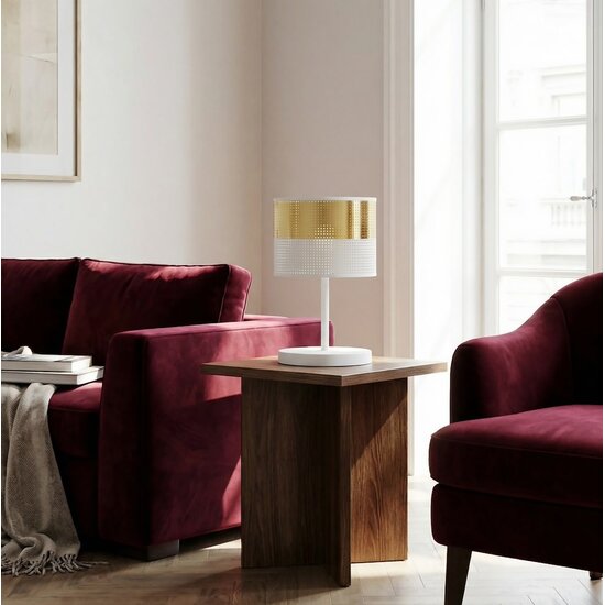 Emibig Emibig LUX LN1 WH GOLD - Moderne Tischlampe für jeden Raum