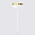 Emibig Emibig LUX LP1 WH GOLD - Moderne vloerlamp voor sfeervolle verlichting