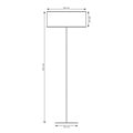 Emibig Emibig LUX LP1 WH GOLD - Moderne Stehlampe für stilvolle Beleuchtung