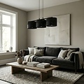 Emibig Emibig KARBON 3 BLACK - Minimalist pendant lamp for any space