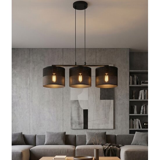 Emibig Emibig KARBON 3 BLACK - Lampe suspendue minimaliste pour tous les espaces