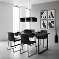 Emibig Emibig KARBON 3 BLACK - Minimalistische hanglamp voor elke ruimte