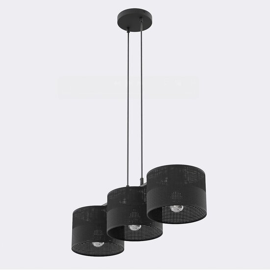 Emibig Emibig KARBON 3 BLACK - Minimalist pendant lamp for any space