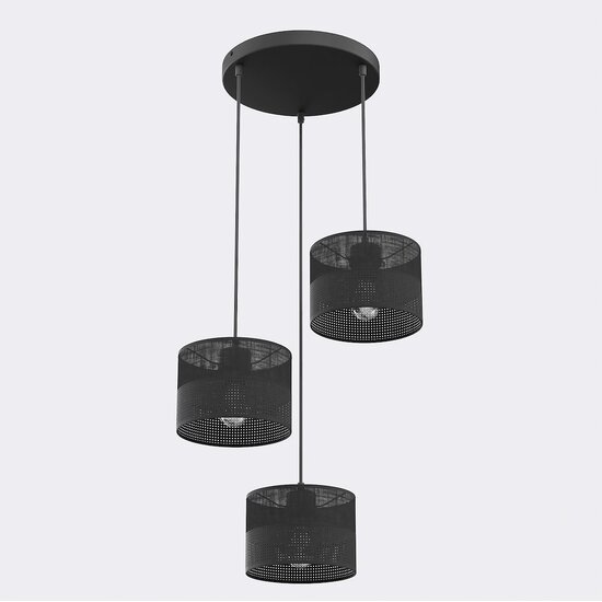 Emibig Emibig KARBON 3 BLACK PREM - Minimalistische Pendelleuchte für jeden Raum