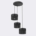 Emibig Emibig KARBON 3 BLACK PREM - Minimalist pendant lamp for any space