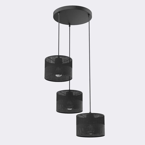 Emibig Emibig KARBON 3 BLACK PREM - Minimalistische Pendelleuchte für jeden Raum