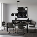 Emibig Emibig KARBON 4 BLACK - Lampe suspendue minimaliste pour tous les espaces