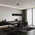 Emibig Emibig KARBON 4 BLACK - Minimalistische Pendelleuchte für jeden Raum