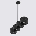 Emibig Emibig KARBON 4 BLACK - Lámpara colgante minimalista para cualquier espacio