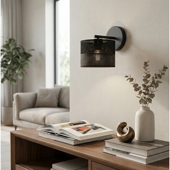 Emibig Emibig KARBON K1 BLACK - Applique murale minimaliste pour tous les espaces
