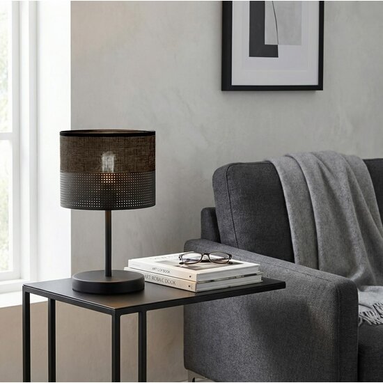Emibig Emibig KARBON LN1 BLACK - Lámpara de mesa minimalista para cualquier espacio