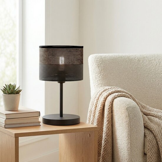 Emibig Emibig KARBON LN1 BLACK - Lámpara de mesa minimalista para cualquier espacio