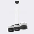 Emibig Emibig KARBON 3 BL GRAY - Minimalistische hanglamp voor elke ruimte