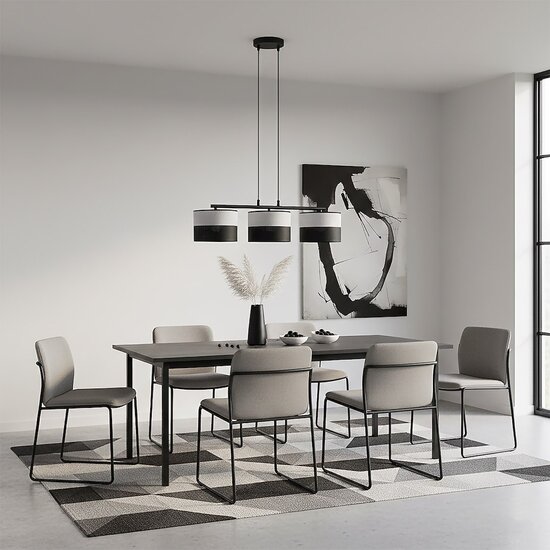 Emibig Emibig KARBON 3 BL GRAY - Lámpara colgante minimalista para cualquier espacio