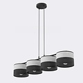 Emibig Emibig KARBON 4 BL GRAY - Lámpara colgante minimalista para cualquier espacio