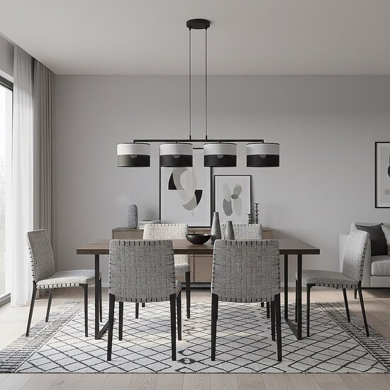 Emibig Emibig KARBON 4 BL GRAY - Minimalistische hanglamp voor elke ruimte