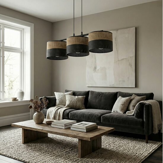 Emibig Emibig KARBON 3 BL BROWN - Minimalist pendant lamp for any space