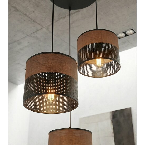 Emibig Emibig KARBON 3 BL BROWN PREM - Minimalist pendant lamp for any space