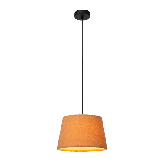 LUCIDE LUCIDE WOOLLY - Lámpara colgante - Iluminación amarilla ocre elegante