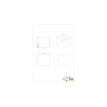 Kubus alu wall spot 1x4.3W 3000K matt black