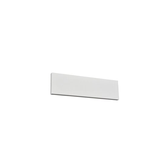 Petite applique murale haut/bas plat blanc mat LED 6W 3000K