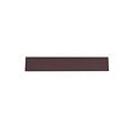 Large flat top/bottom wall lamp LED 9W 3000K rust color