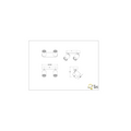 Duo spot de plafond d'accent blanc/noir 2xGU10 blanc mat