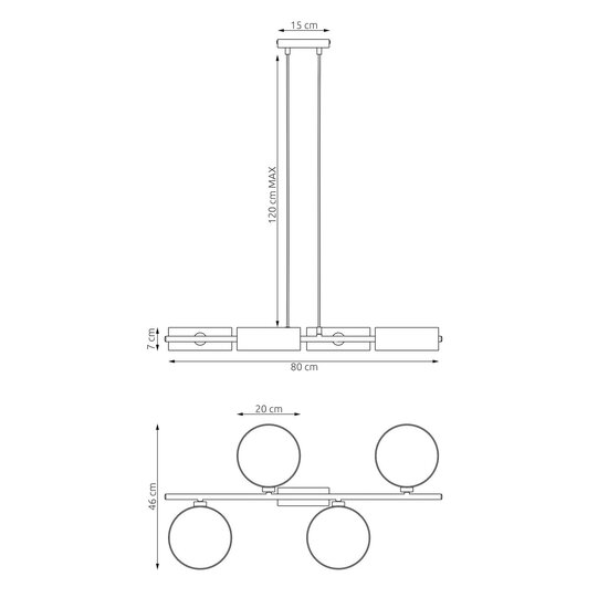 Emibig Emibig DRUMZ 4 MIX1 - Elegant pendant lamp for a modern atmosphere