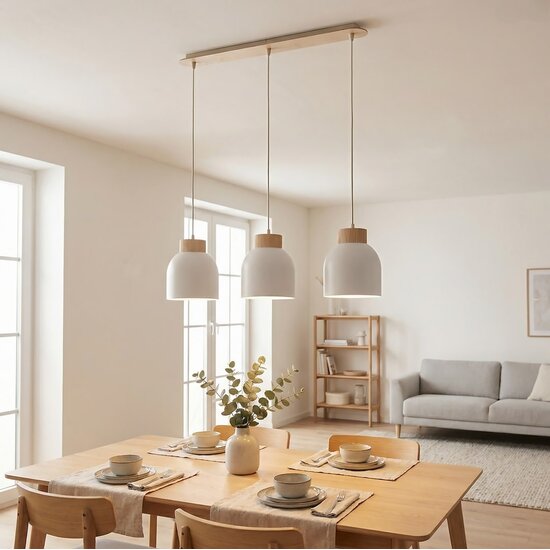 Emibig Emibig VIGO 3 WHITE - Scandinavian pendant lamp for any space