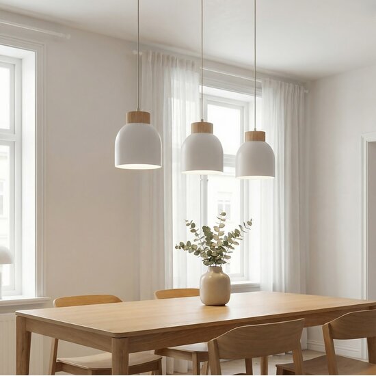 Emibig Emibig VIGO 3 WHITE - Scandinavian pendant lamp for any space