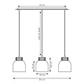 Emibig Emibig VIGO 3 WHITE - Scandinavian pendant lamp for any space