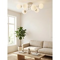 Emibig Emibig ROMA 6 MOKKA OPAL - Moderne plafondlamp voor sfeervolle verlichting