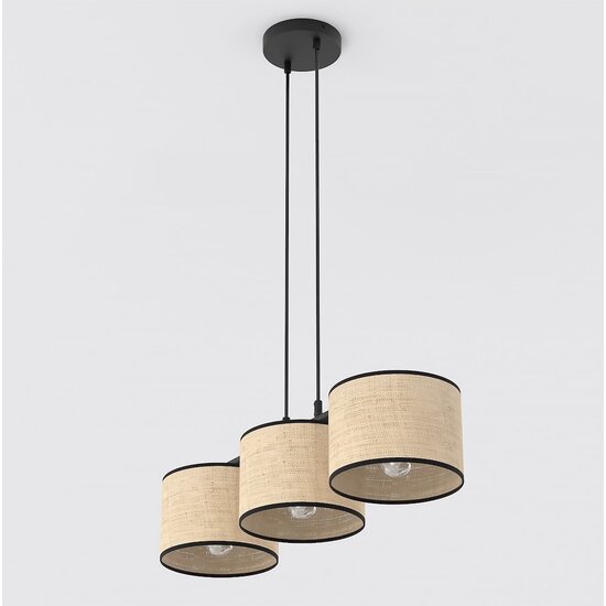 Emibig Emibig ECO 3 BL RATTAN - Minimalist pendant lamp for any space