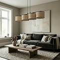 Emibig Emibig ECO 4 BL RATTAN - Lampe suspendue minimaliste pour tous les espaces