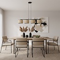 Emibig Emibig ECO 4 BL RATTAN - Lampe suspendue minimaliste pour tous les espaces