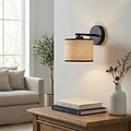 Emibig Emibig ECO K1 BL RATTAN - Minimalist wall lamp for any space