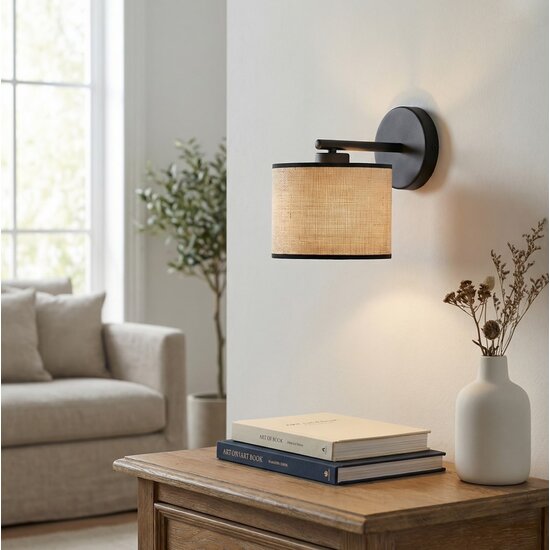 Emibig Emibig ECO K1 BL RATTAN - Minimalistische Wandlampe für jeden Raum