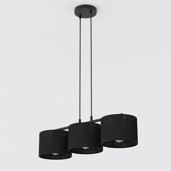 Emibig Emibig ECO 3 BL BLACK - Lámpara colgante minimalista para cualquier espacio