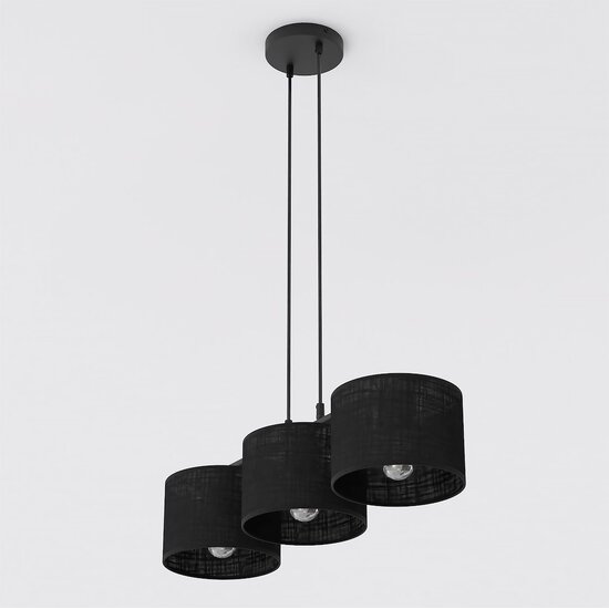 Emibig Emibig ECO 3 BL BLACK - Lampe suspendue minimaliste pour tous les espaces