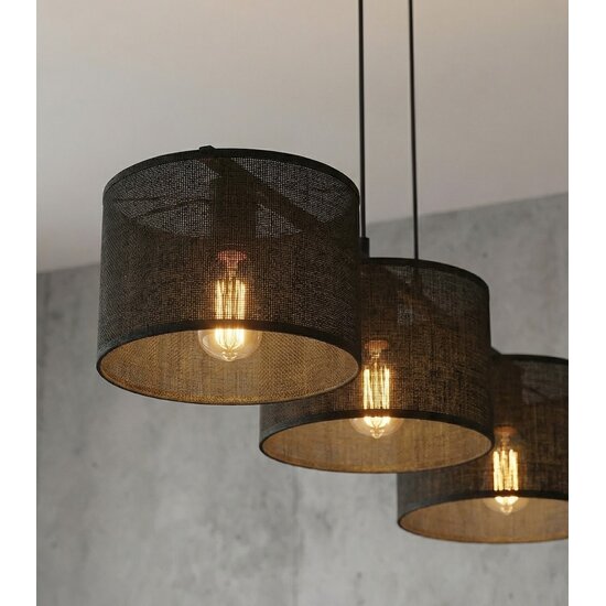 Emibig Emibig ECO 3 BL BLACK - Lampe suspendue minimaliste pour tous les espaces