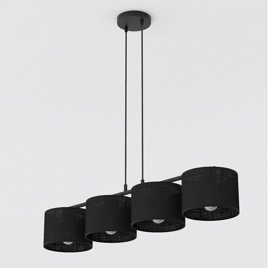 Emibig Emibig ECO 4 BL BLACK - Lámpara colgante minimalista para cualquier espacio