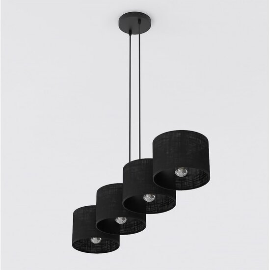 Emibig Emibig ECO 4 BL BLACK - Minimalistische Pendelleuchte für jeden Raum
