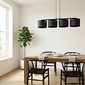 Emibig Emibig ECO 4 BL BLACK - Minimalistische hanglamp voor elke ruimte