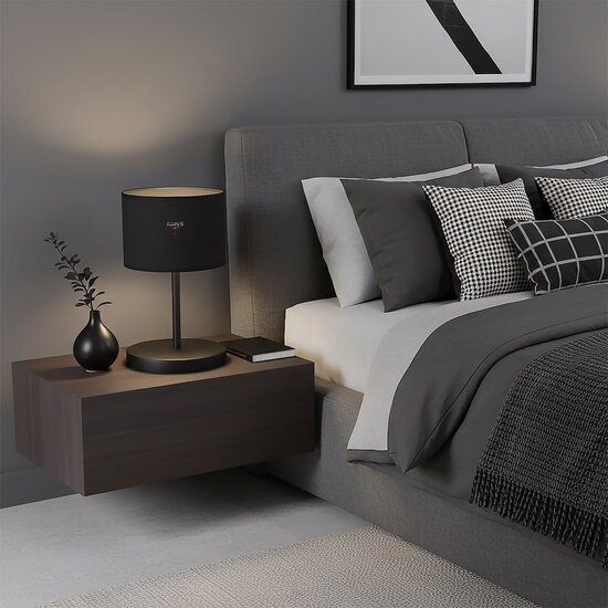 Emibig Emibig ECO LN1 BL BLACK - Minimalistische tafellamp voor elke ruimte