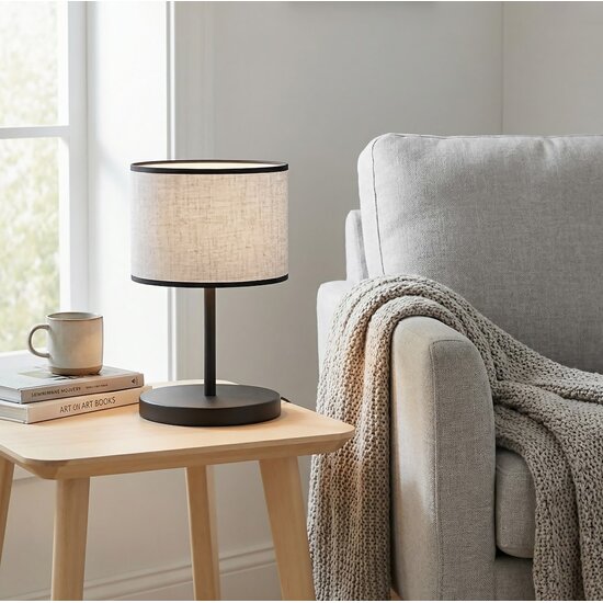 Emibig Emibig ECO LN1 BL GRAY - Minimalistische tafellamp voor elke ruimte