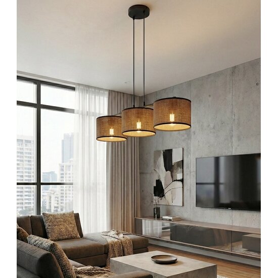 Emibig Emibig ECO 3 BL BROWN - Minimalistische Pendelleuchte für jeden Raum