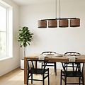 Emibig Emibig ECO 4 BL BROWN - Minimalistische Pendelleuchte für jeden Raum