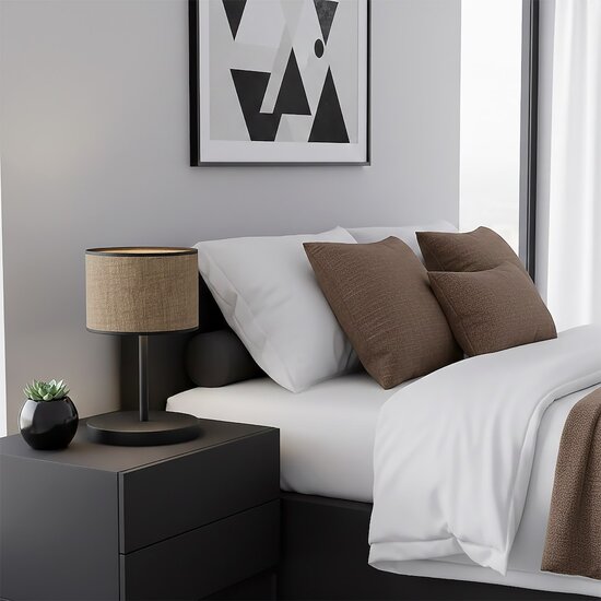 Emibig Emibig ECO LN1 BL BROWN - Minimalistische Tischlampe für jeden Raum